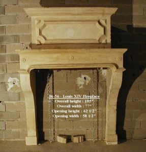 Reclaimed French Fireplace