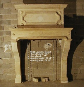 Louis XIV Fireplace Mantel