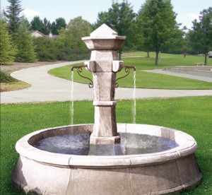 Rustic European Reclaimed Fountain