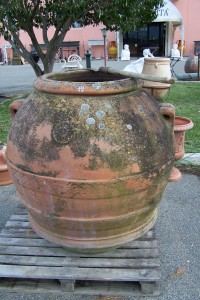 Ancient Reused Recycled European Pot