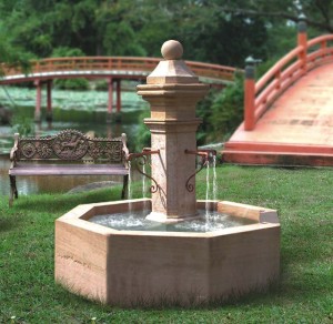 Rustic French Reclaimed Fountain