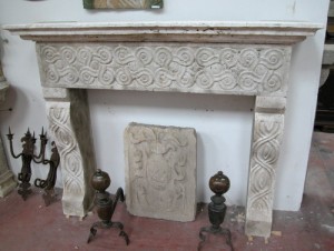 Rustic European Fireplace