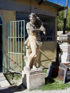 Ancient European Garden Statue